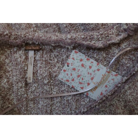 Free People NWT Sweater XS Mauve Good Day Pullover Oversized Extra Small - Picture 6 of 6